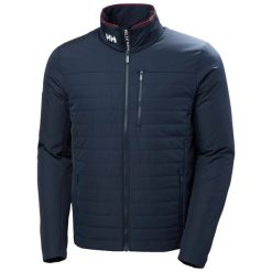 Kurtka Helly Hansen crew insulator 2.0. Niebieskie kurtki męskie Helly Hansen, bez wzorów, z poliesteru, sportowe, bez ramiączek, bez kaptura. W wyprzedaży za 599.20 zł.
