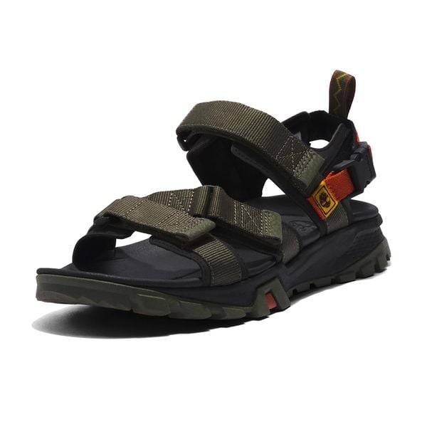Sandały męskie Timberland Garrison Trail Web. Zielone buty zimowe męskie Timberland, bez wzorów, sportowe, bez obcasa, bez zapięcia. Za 407.70 zł.