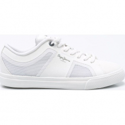 Pepe Jeans - Tenisówki. Szare trampki męskie Pepe Jeans, z jeansu. W wyprzedaży za 269.90 zł.