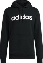 Adidas Bluza męska adidas Essentials Hoodie czarna GK9057. Czarne bluzy nierozpinane męskie ADIDAS, m, bez wzorów, bez ramiączek, bez kaptura. Za 158.72 zł.