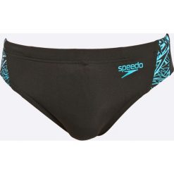 Speedo - Kąpielówki. Czarne kąpielówki męskie SPEEDO, bez wzorów, z dzianiny. W wyprzedaży za 59.90 zł.