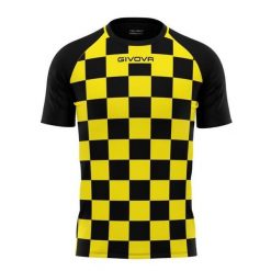 Koszulka Givova Dama Sport - Żółta i Czarna XL - Lekka i Oddychająca. Czarne t-shirty sportowe męskie Givova, xl, bez wzorów, z poliesteru, sportowe, bez ramiączek. Za 138.99 zł.