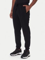 Rossignol Spodnie dresowe RLOMP12 Czarny Regular Fit. Czarne spodnie dresowe męskie Rossignol, bez wzorów, z bawełny. Za 389.99 zł.