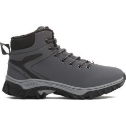 Szare Trapery Quick-Tempered. Szare buty zimowe męskie marki Born2be, na jesień, z materiału. Za 114.99 zł.
