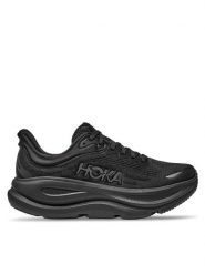 Hoka Buty do biegania Bondi 9 X-Wide 1162015 Czarny. Czarne buty do biegania męskie HOKA, bez wzorów, z materiału, bez zapięcia, do biegania. Za 799.99 zł.