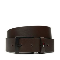Pasek Męski Tommy Hilfiger. Brązowe paski męskie Tommy Hilfiger, bez wzorów. Za 169.99 zł.
