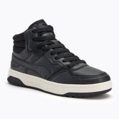 Buty męskie KangaROOS K-Draft Tony Mid cool. Czarne buty sportowe na co dzień męskie Kangaroos, m, bez wzorów, bez ramiączek, bez kaptura. Za 189.99 zł.