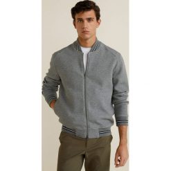 Mango Man - Bluza Dager. Szare bluzy rozpinane męskie Mango Man, z bawełny. Za 229.90 zł.