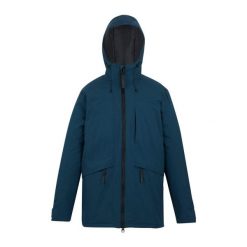 Kurtka Wodoodporna Męska Ocieplana Balaton. Niebieskie kurtki męskie Regatta, m, bez wzorów, sportowe, bez ramiączek, bez kaptura. Za 298.99 zł.