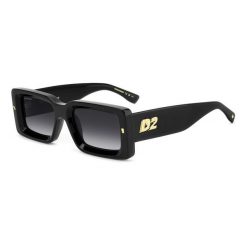 Okulary przeciwsłoneczne męskie DSQUARED2 D2 0142/S 807 Rozmiar 52 mm. Czarne okulary przeciwsłoneczne męskie DSQUARED, bez wzorów, sportowe. W wyprzedaży za 1,161.80 zł.