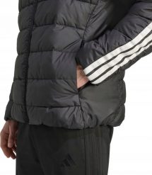 Kurtka męska Adidas Kurtka męska Essentials 3-Stripes czarna JM8416 2XL. Czarne kurtki męskie ADIDAS, m, bez wzorów, bez ramiączek, bez kaptura. Za 800.31 zł.