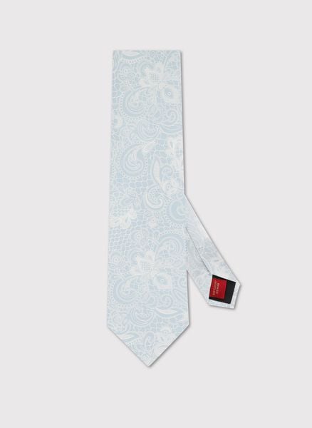 PAKO LORENTE – Jedwabny niebieski krawat męski. Niebieskie krawaty i muchy męskie Pako Lorente, bez wzorów, z jedwabiu, eleganckie. Za 149.99 zł.