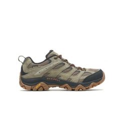 Buty trekkingowe Merrell Moab 3 Gore-Tex. Zielone buty do biegania męskie Merrell, bez wzorów, z gore-texu, bez zapięcia, do biegania, gore-tex. Za 651.20 zł.
