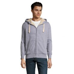 Kurtka Dla Dorosłych Unisex Sherpa Zapinana Na Zamek Błyskawiczny. Szare kurtki męskie SOL'S, m, bez wzorów, sportowe, bez ramiączek, bez kaptura. Za 263.99 zł.