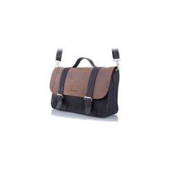 Jasno brązowa męska skórzana torba na ramię raportówka brodrene bl11. Torby męskie na ramię marki Brødrene. Za 450.00 zł.