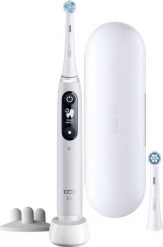 Szczoteczka Oral-B iO Series 6 White Alabaster + dodatkowa końcówka. Białe szczoteczki elektryczne ORAL-B. Za 626.99 zł.
