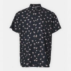 Koszula Jack & Jones Sunshade marynarka w kolorze granatowym. Niebieskie koszule męskie Jack&Jones, bez wzorów, bez kołnierzyka, bez ramiączek. Za 169.16 zł.