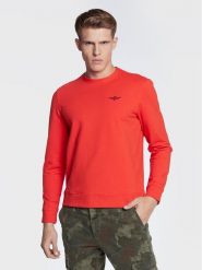 Aeronautica Militare Bluza 222FE1710F439 Czerwony Regular Fit. Czerwone bluzy nierozpinane męskie Aeronautica Militare, m, bez wzorów, z bawełny, bez ramiączek, bez kaptura. Za 569.99 zł.
