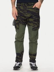 G-Star Raw Spodnie materiałowe 3D Cargo 2.0 D24308-D386-G393 Zielony Tapered Fit. Zielone spodnie na co dzień męskie G-Star Raw, bez wzorów, z bawełny, retro. Za 399.99 zł.