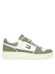 Tommy Jeans Sneakersy Tjm Retro Basket EM0EM01610 Biały. Białe buty sportowe na co dzień męskie Tommy Jeans, m, bez wzorów, z jeansu, retro, bez ramiączek, bez kaptura. Za 279.99 zł.