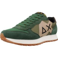 Buty SUN68 JAKI BICOLOR Zielony. Zielone buty trekkingowe męskie SUN68, bez wzorów, ze skóry, bez zapięcia, trekkingowe. Za 232.99 zł.