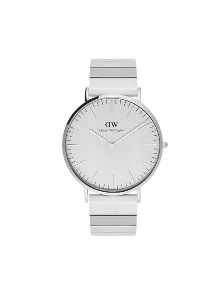 Daniel Wellington Zegarek DW00100775 Srebrny. Szare, analogowe zegarki męskie Daniel Wellington, srebrne. Za 769.99 zł.