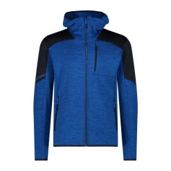 Bluza męska turystyczna CMP 34G1557. Niebieskie bluzy nierozpinane męskie CMP, l, bez wzorów, sportowe, bez ramiączek, bez kaptura. Za 339.00 zł.