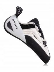 Buty wspinaczkowe Evolv Defy Lace - gray/black. Czarne buty trekkingowe męskie NoName, bez wzorów, bez zapięcia. Za 593.25 zł.