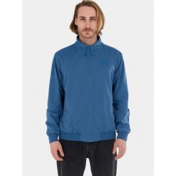 Kurtka przejściowa męska Fundango Harrington. Niebieskie kurtki męskie Fundango, l, bez wzorów, casualowe, bez ramiączek, bez kaptura. Za 379.90 zł.