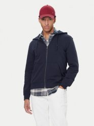 Tommy Hilfiger Bluza Essential MW0MW37239 Granatowy Regular Fit. Niebieskie bluzy rozpinane męskie Tommy Hilfiger, m, bez wzorów, z bawełny, bez ramiączek, bez kaptura. Za 469.99 zł.