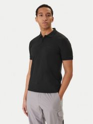 BOSS Polo Pio 1 50554574 Czarny Regular Fit. Czarne koszulki polo męskie Boss, m, bez wzorów, z bawełny, bez kołnierzyka, bez ramiączek. Za 399.99 zł.