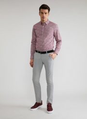 PAKO LORENTE – Spodnie męskie szare P22SF-WX-001-S-0. Szare spodnie na co dzień męskie Pako Lorente, bez wzorów, z elastanu, casualowe. Za 99.99 zł.
