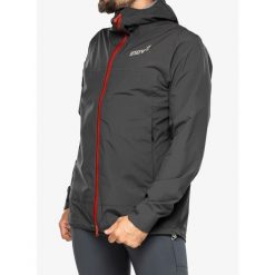Kurtka biegowa męska Inov-8 VentureLite Jacket FZ. Szare kurtki męskie Inov-8, m, bez wzorów, sportowe, bez ramiączek, bez kaptura. Za 507.99 zł.