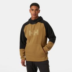 Bluza z kapturem Helly Hansen Daybreaker Logo. Brązowe bluzy nierozpinane męskie Helly Hansen, m, bez wzorów, bez ramiączek, z kapturem. Za 301.00 zł.