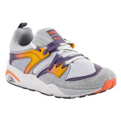 Męskie Buty Treningowe Blaze Of Glory Psychedelics. Szare buty trekkingowe męskie Puma, bez wzorów, sportowe, bez obcasa, bez zapięcia. Za 762.99 zł.