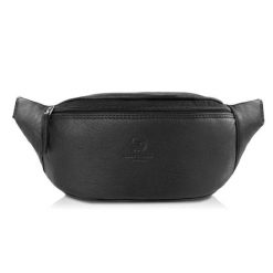 Saszetka skórzana nerka PAOLO PERUZZI T-89-BL czarna. Czarne saszetki męskie Paolo Peruzzi, bez wzorów, z materiału. Za 99.00 zł.