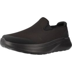 Buty SKECHERS GO WALK ARCH FIT N JOY Czarny. Czarne buty trekkingowe męskie Skechers, bez wzorów, z tkaniny, bez zapięcia, trekkingowe, skechers sport. Za 343.99 zł.
