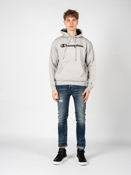 Champion Bluza "Hoodie" | HBGF89H586N9A | Mężczyzna | Szary. Szare bluzy nierozpinane męskie CHAMPION, m, bez wzorów, z bawełny, bez ramiączek, bez kaptura. W wyprzedaży za 159.00 zł.