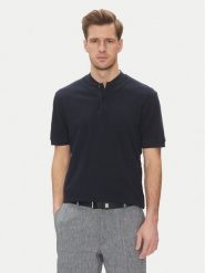 BOSS Polo H-Pratt 120 50536794 Granatowy Regular Fit. Niebieskie koszulki polo męskie Boss, m, bez wzorów, z bawełny, bez kołnierzyka, bez ramiączek. Za 319.99 zł.
