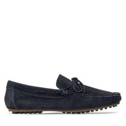 Mokasyny Filipe. Niebieskie mokasyny męskie Filipe, bez zapięcia. Za 249.99 zł.