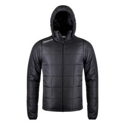Kurtka Kappa Waples. Czarne kurtki męskie Kappa, m, bez wzorów, z puchu, sportowe, bez ramiączek, bez kaptura. W wyprzedaży za 289.45 zł.