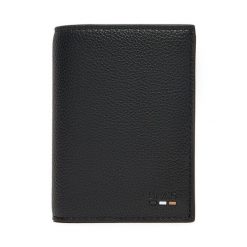 Portfel BOSS. Czarne portfele męskie Boss, bez wzorów. Za 399.99 zł.