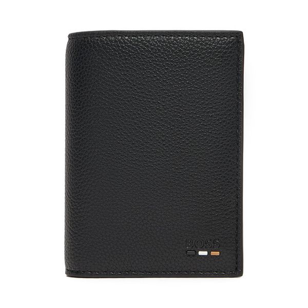 Portfel BOSS. Czarne portfele męskie Boss, bez wzorów. Za 289.99 zł.