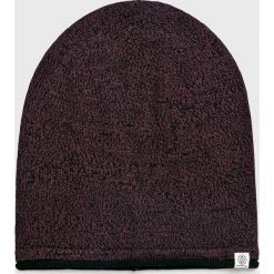 Tom Tailor Denim - Czapka. Czarne czapki męskie Tom Tailor Denim, na zimę, z bawełny. W wyprzedaży za 59.90 zł.