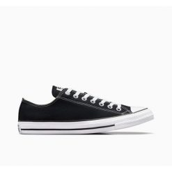Buty trampki sportowe męskie CONVERSE ALL STAR OX. Czarne trampki męskie Converse, bez wzorów, retro, bez zapięcia. Za 299.00 zł.