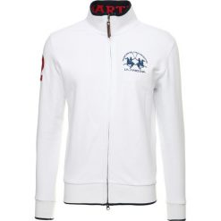 La Martina FULL ZIP SUMMER Bluza rozpinana optic white. Białe bluzy rozpinane męskie La Martina, z bawełny. Za 749.00 zł.