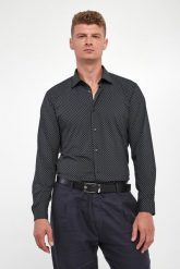 Koszula męska ze wzorem Pit1-N JOOP!. Koszule męskie JOOP!, m, bez wzorów, bez kołnierzyka, bez ramiączek. Za 659.00 zł.