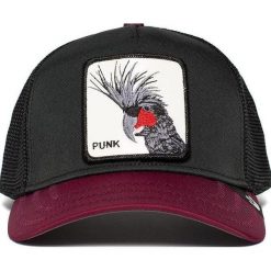 Czapka Goorin Bros The Punk Czarna. Czarne czapki męskie Goorin Bros, bez wzorów, sportowe. Za 211.46 zł.