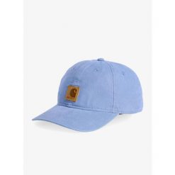 Czapka z daszkiem Carhartt Odessa Cap - skystone. Niebieskie czapki męskie Carhartt, bez wzorów, sportowe. Za 71.99 zł.