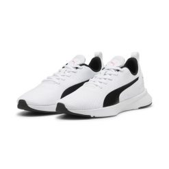 Buty do biegania Flyer PUMA White Lime Pow Green. Białe buty do biegania męskie Puma, bez wzorów, bez zapięcia, do biegania. Za 189.00 zł.